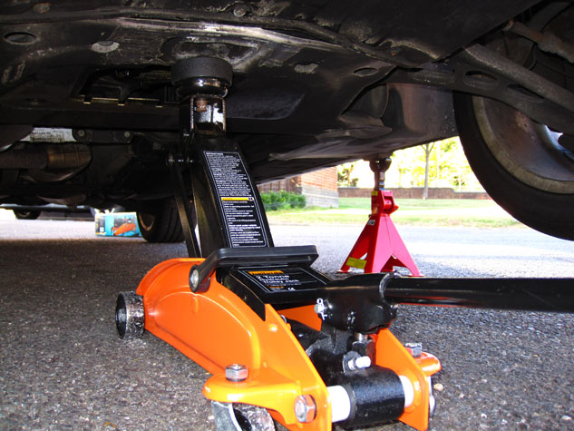 BMW On Trolley Jack